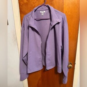 Nine West Active Plus Size Lavender Jacket